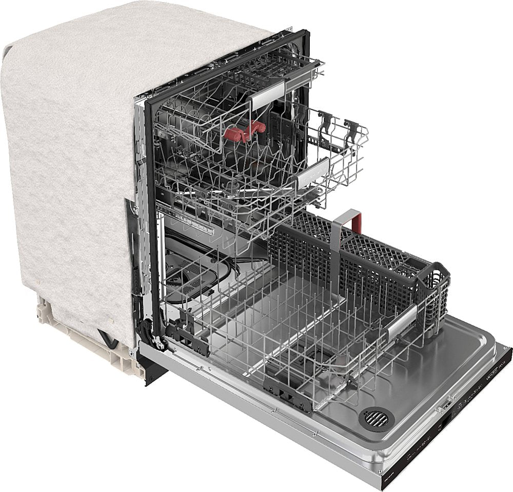 KitchenAid - Top Control Built-In Dishwasher with Stainless Steel Tub, 3rd Rack, 44dBA - Stainless Steel_1