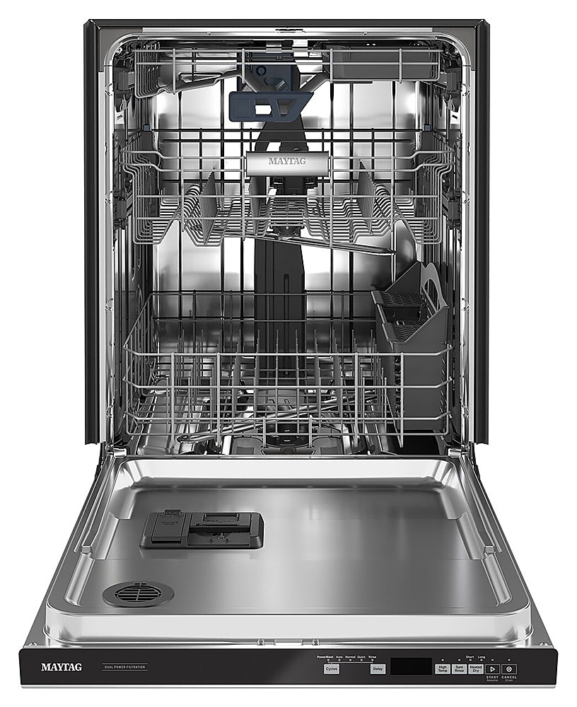 Maytag - Top Control Built-In Dishwasher with Stainless Steel Tub, Dual Power Filtration, 3rd Rack, 47dBA - Stainless Steel_14