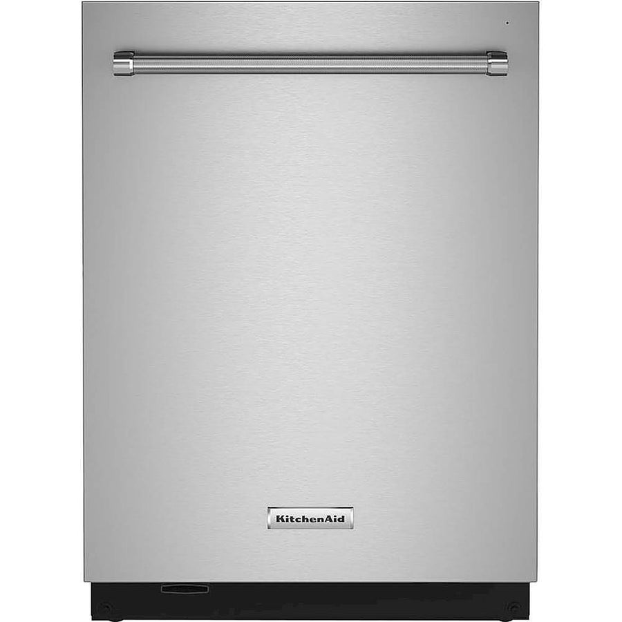 KitchenAid - 24" Top Control Built-In Dishwasher with Stainless Steel Tub, FreeFlex and LED Interior Lighting, 3rd Rack, 44dBA - Stainless Steel_0