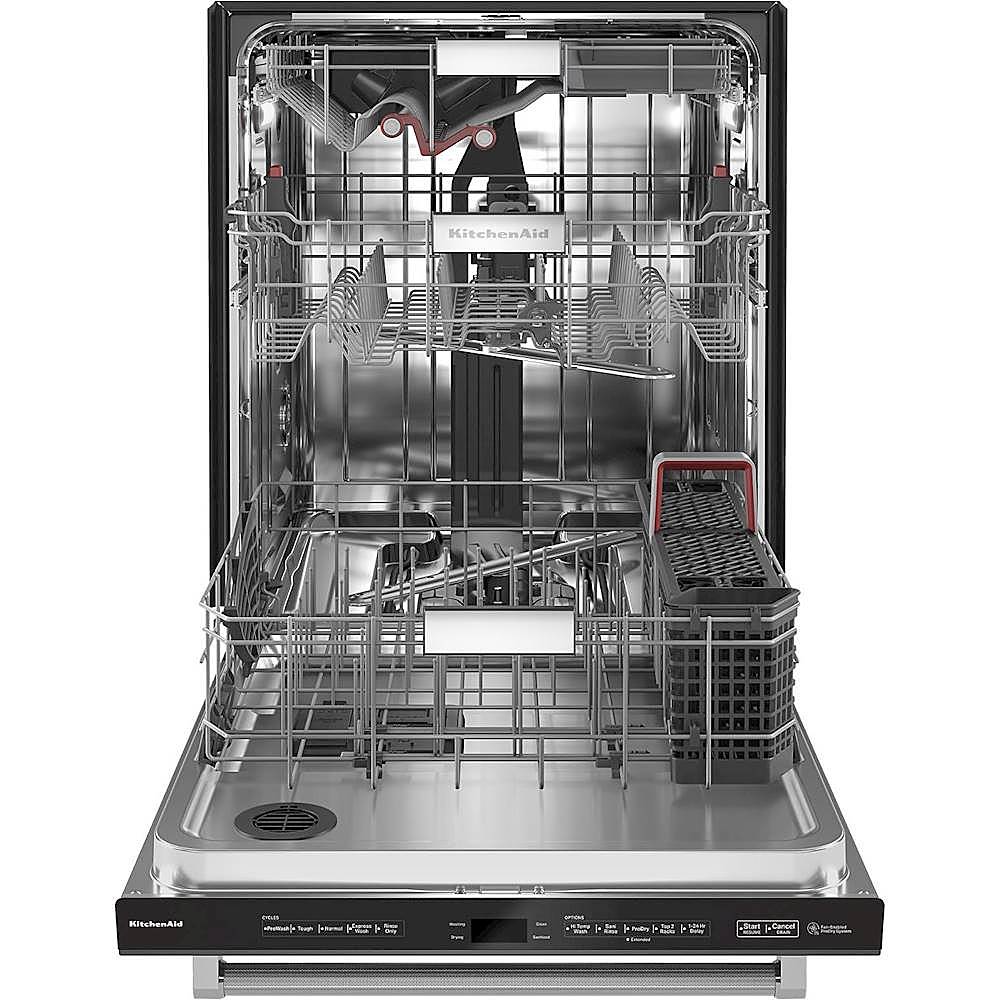 KitchenAid - Top Control Built-In Dishwasher with Stainless Steel Tub, FreeFlex 3rd Rack, 44dBA - Black Stainless Steel_3