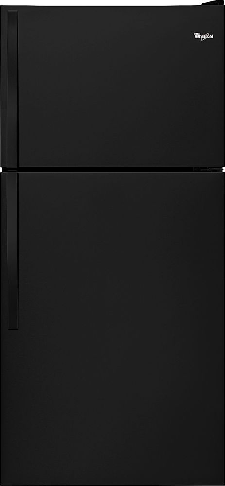 Whirlpool - 18.3 Cu. Ft. Top-Freezer Refrigerator - Black_0