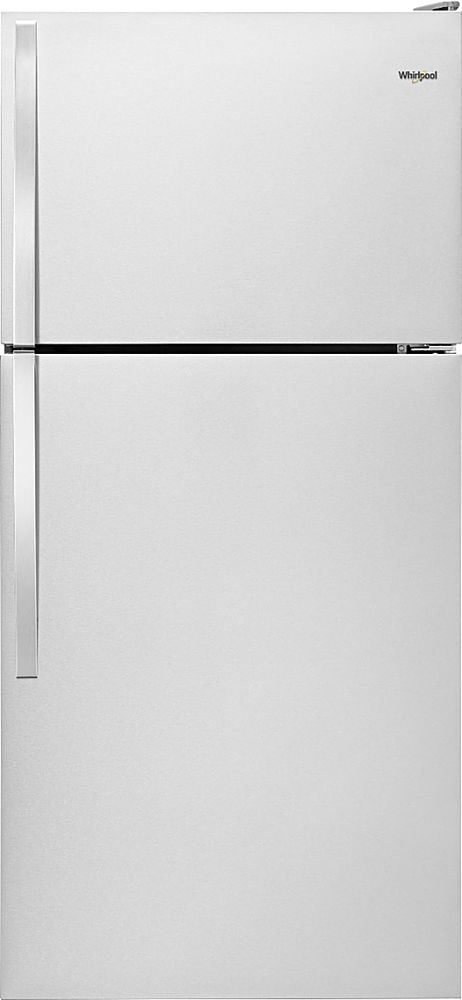 Whirlpool - 18.3 Cu. Ft. Top-Freezer Refrigerator - Stainless Steel_0