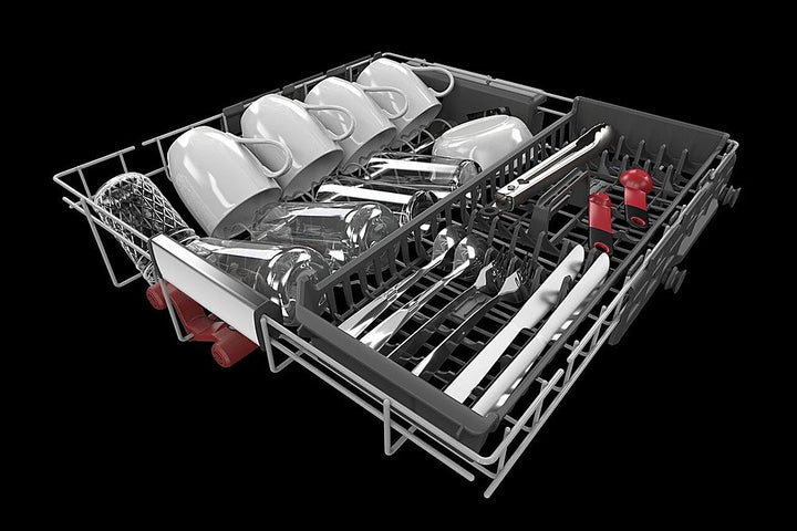 KitchenAid - Top Control Built-In Dishwasher with Stainless Steel Tub, FreeFlex Third Rack, 44dBA - Stainless Steel_3