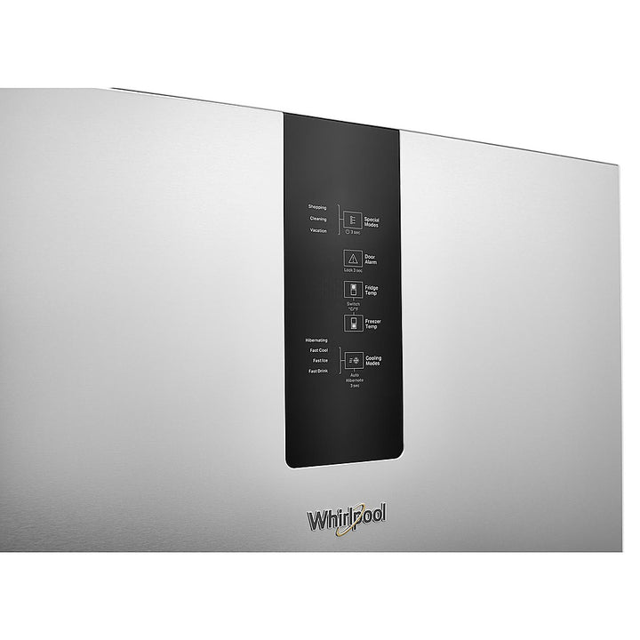 Whirlpool - 12.7 Cu. Ft. Garage Ready Bottom-Freezer Counter-Depth Refrigerator - Stainless Steel_4