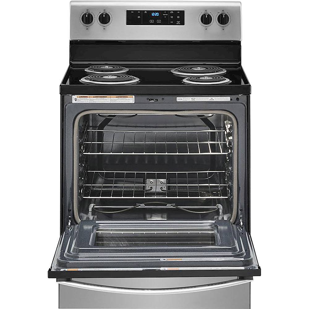 Whirlpool - 4.8 Cu. Ft. Freestanding Electric Range with Self-Cleaning and Keep Warm Setting - Stainless Steel_5