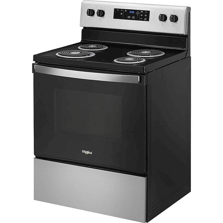 Whirlpool - 4.8 Cu. Ft. Freestanding Electric Range with Self-Cleaning and Keep Warm Setting - Stainless Steel_8