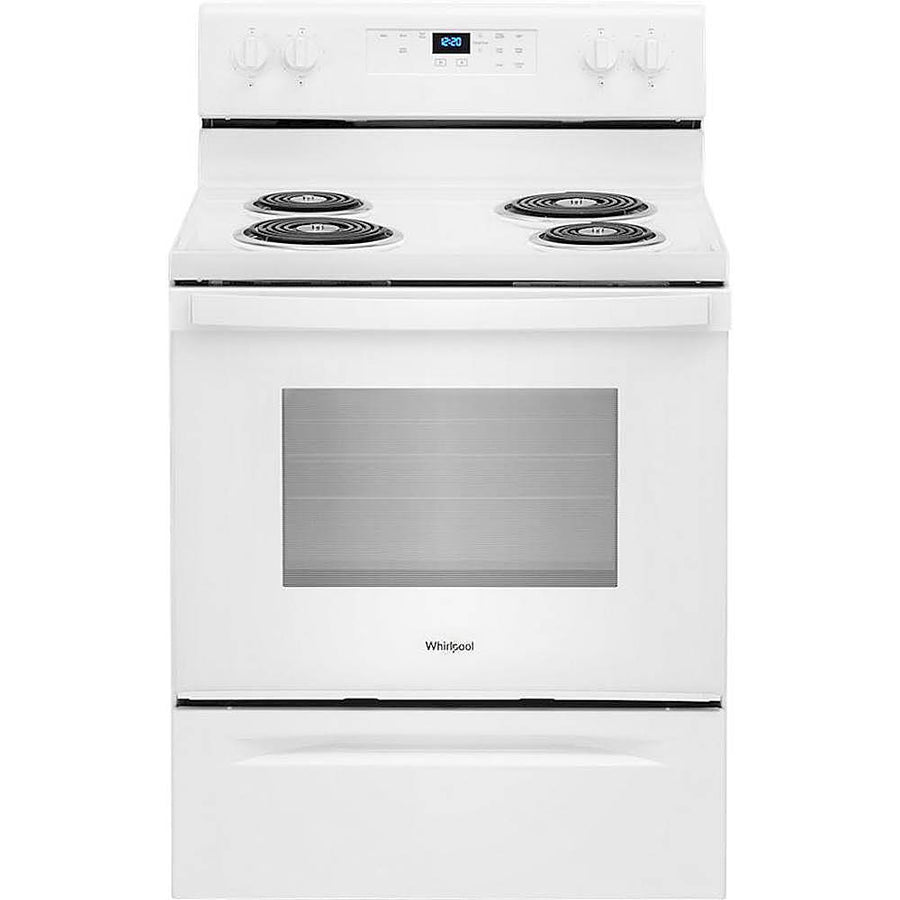 Whirlpool - 4.3 Cu. Ft. Freestanding Electric Range with Self-Cleaning and Keep Warm Setting - White_0