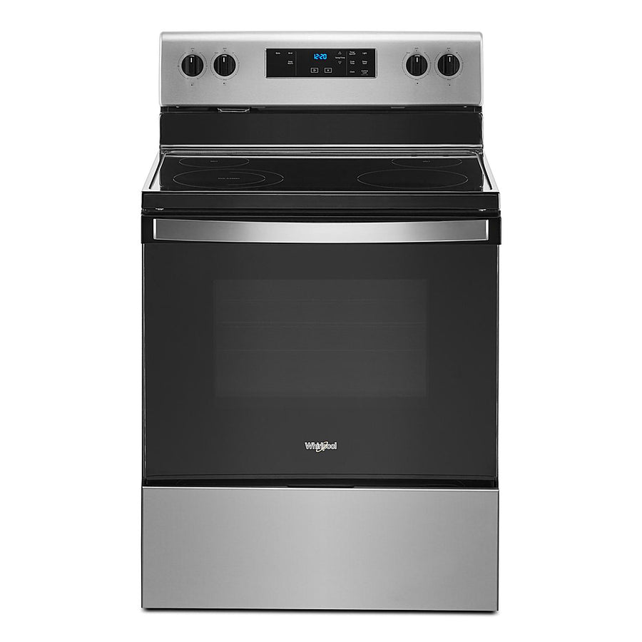 Whirlpool - 5.3 Cu. Ft. Freestanding Electric Range with Keep Warm Setting - Stainless Steel_0