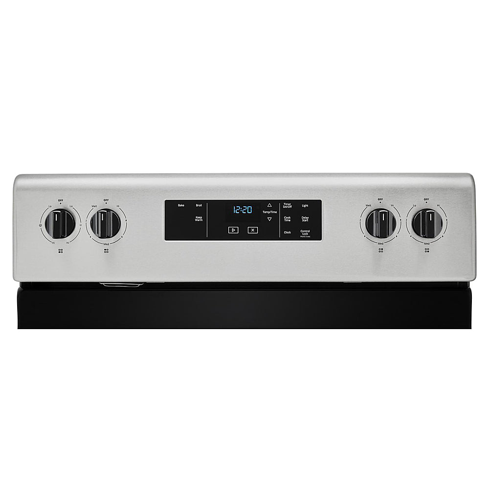 Whirlpool - 5.3 Cu. Ft. Freestanding Electric Range with Keep Warm Setting - Stainless Steel_1