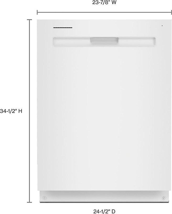 Maytag - Top Control Built-In Dishwasher with Stainless Steel Tub, Dual Power Filtration, 3rd Rack, 47dBA - White_15