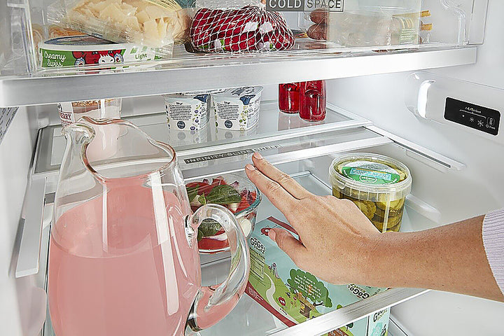 Whirlpool - 11.6 Cu. Ft. Top-Freezer Counter-Depth Refrigerator with Infinity Slide Shelf - Black_2