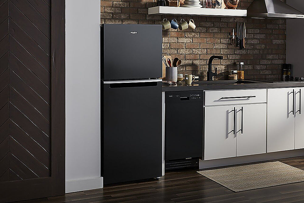 Whirlpool - 11.6 Cu. Ft. Top-Freezer Counter-Depth Refrigerator with Infinity Slide Shelf - Black_3