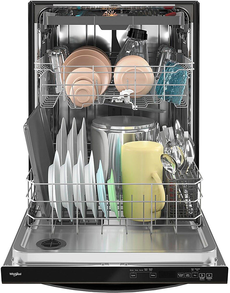 Whirlpool - 24" Top Control Built-In Stainless Steel Tub Dishwasher with 3rd Rack and 47 dBA - Black Stainless Steel_2