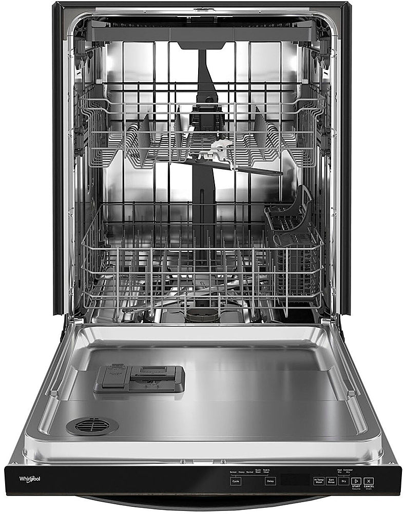 Whirlpool - 24" Top Control Built-In Stainless Steel Tub Dishwasher with 3rd Rack and 47 dBA - Black Stainless Steel_1
