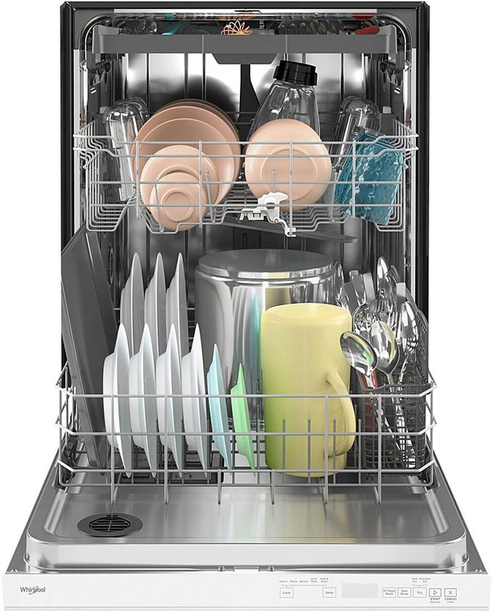 Whirlpool - 24" Top Control Built-In Stainless Steel Tub Dishwasher with 3rd Rack and 47 dBA - White_2