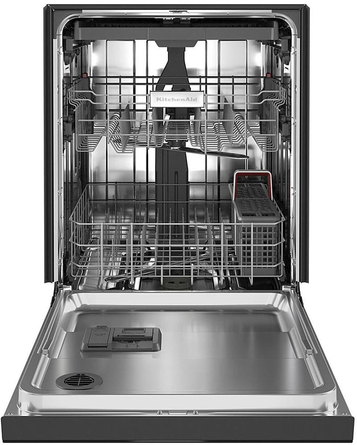 KitchenAid - 24" Front Control Built-In Dishwasher with Stainless Steel Tub, ProWash Cycle, 3rd Rack, 39 dBA - Black_2