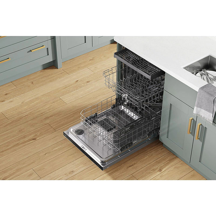 Whirlpool - 24" Top Control Built-In Stainless Steel Tub Dishwasher with 3rd Rack and 47 dBA - Stainless Steel_8