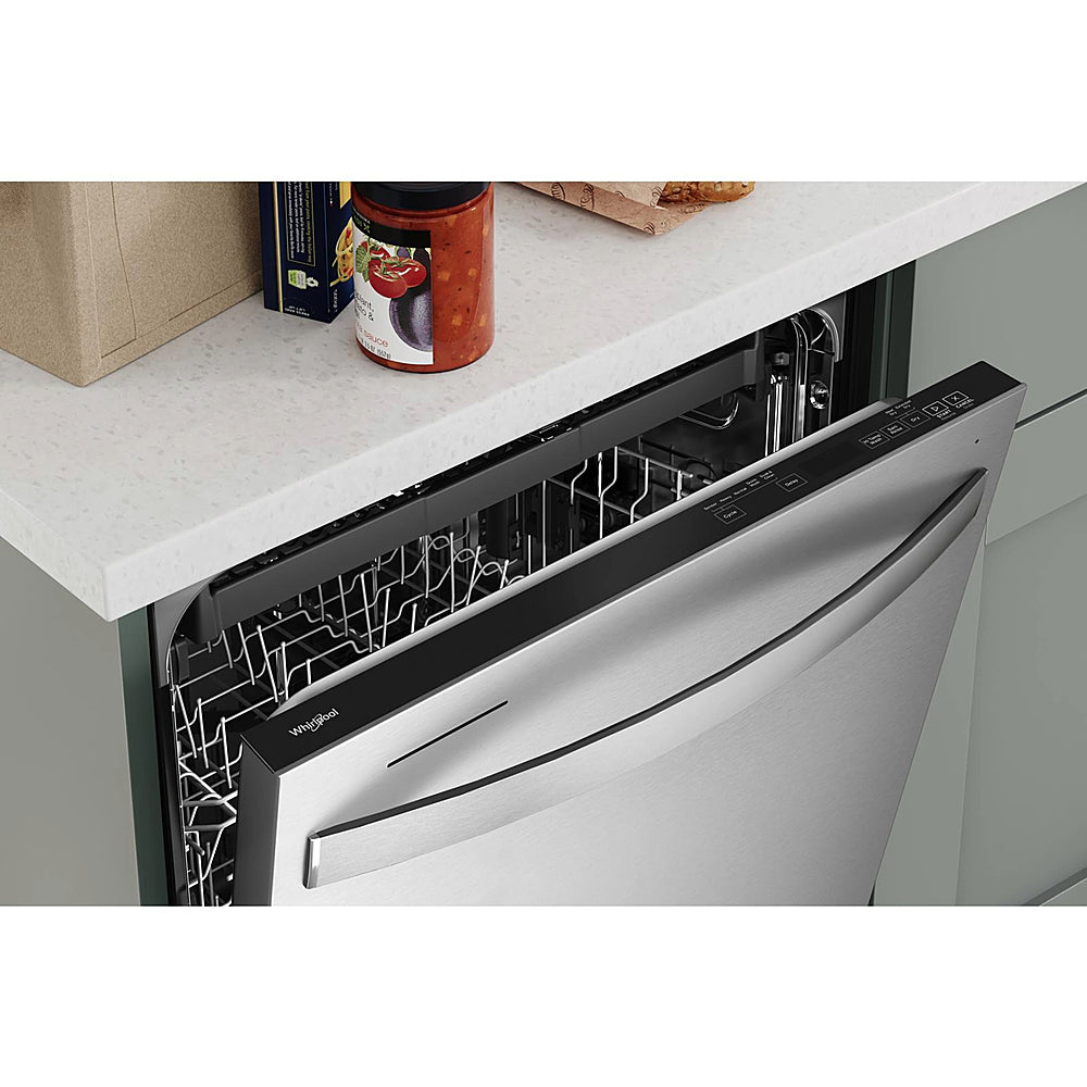 Whirlpool - 24" Top Control Built-In Stainless Steel Tub Dishwasher with 3rd Rack and 47 dBA - Stainless Steel_10
