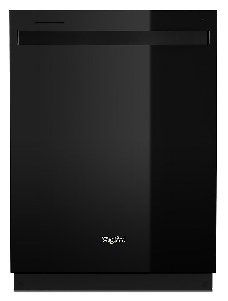Whirlpool - 24" Top Control Built-In Dishwasher with Stainless Steel Tub, Large Capacity, 3rd Rack, 47 dBA - Black_0