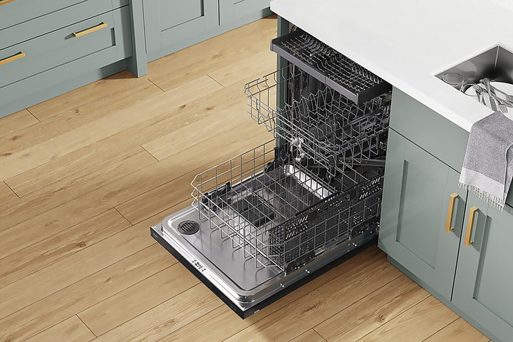 Whirlpool - 24" Top Control Built-In Dishwasher with Stainless Steel Tub, Large Capacity, 3rd Rack, 47 dBA - Black_6