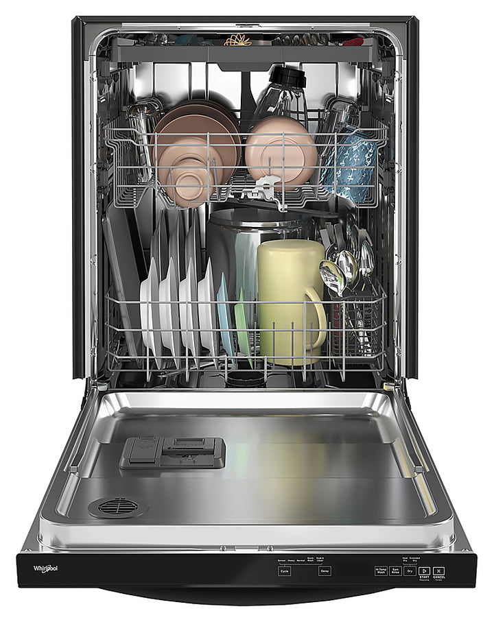 Whirlpool - 24" Top Control Built-In Dishwasher with Stainless Steel Tub, Large Capacity, 3rd Rack, 47 dBA - Black_11