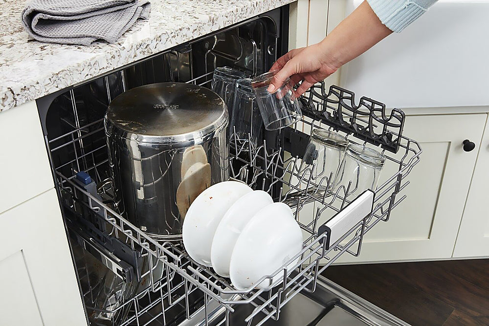 Maytag - 24" Front Control Built-In Dishwasher with Stainless Steel Tub, Dual Power Filtration, 50 dBA - Stainless Steel_5