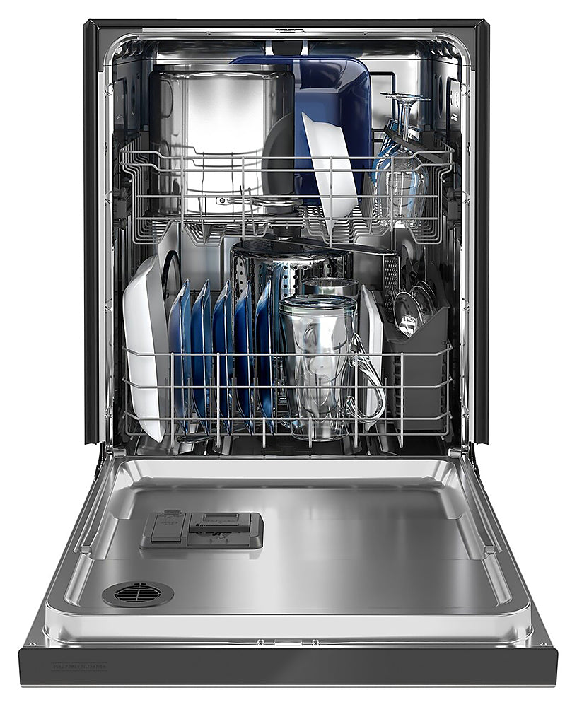 Maytag - 24" Front Control Built-In Dishwasher with Stainless Steel Tub, Dual Power Filtration, 50 dBA - Stainless Steel_14
