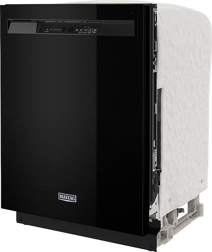 Maytag - 24" Front Control Built-In Dishwasher with Stainless Steel Tub, Dual Power Filtration, 50 dBA - Black_23