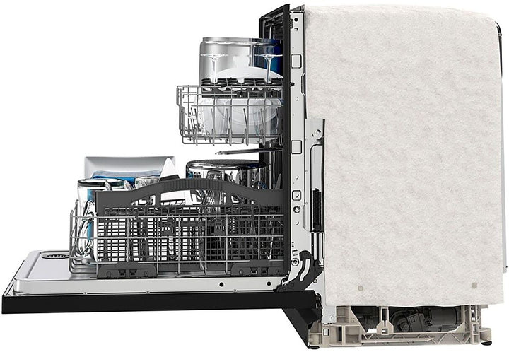 Maytag - 24" Front Control Built-In Dishwasher with Stainless Steel Tub, Dual Power Filtration, 50 dBA - Black_11