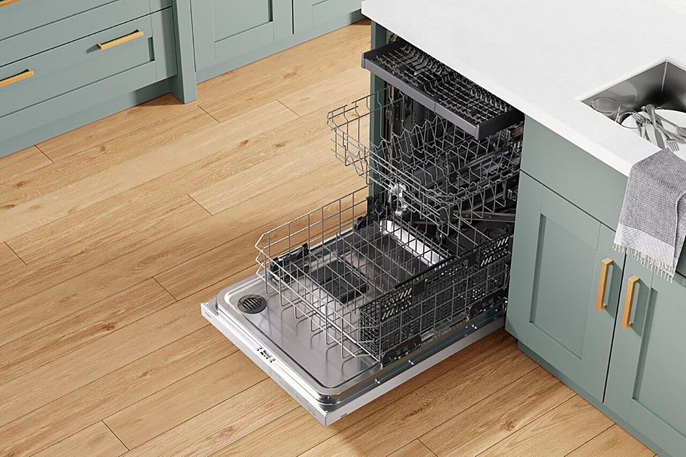 Whirlpool - 24" Top Control Built-In Dishwasher with Stainless Steel Tub, Large Capacity, 3rd Rack, 47 dBA - White_5