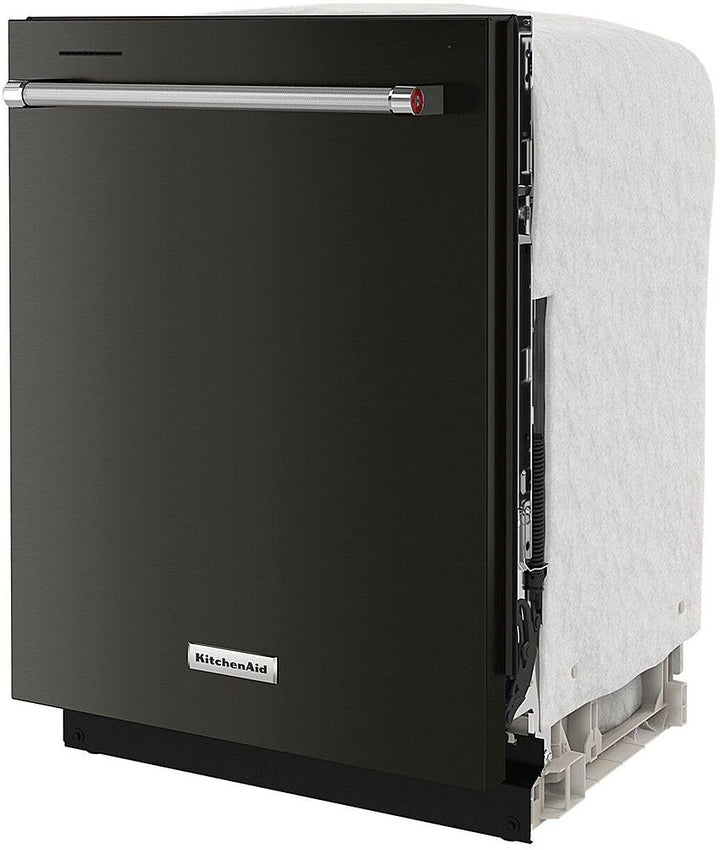 KitchenAid - 24" Top Control Built-In Dishwasher with Stainless Steel Tub, PrintShield Finish, 3rd Rack, 39 dBA - Black Stainless Steel_18