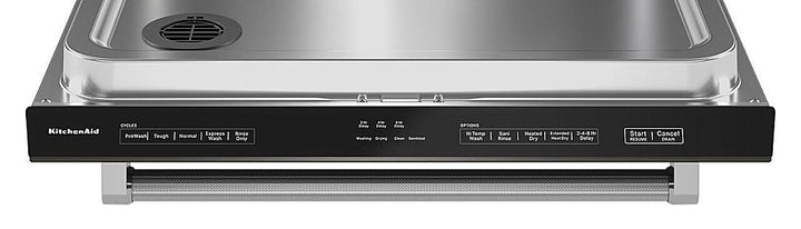 KitchenAid - 24" Top Control Built-In Dishwasher with Stainless Steel Tub, PrintShield Finish, 3rd Rack, 39 dBA - Black Stainless Steel_3