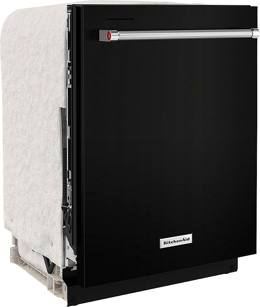 KitchenAid - 24" Top Control Built-In Dishwasher with Stainless Steel Tub, ProWash Cycle, 3rd Rack, 39 dBA - Black_19