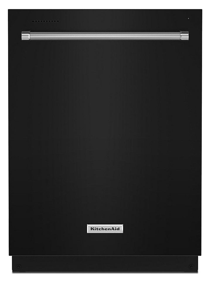 KitchenAid - 24" Top Control Built-In Dishwasher with Stainless Steel Tub, ProWash Cycle, 3rd Rack, 39 dBA - Black_0