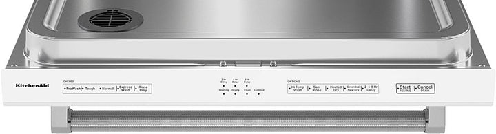 KitchenAid - 24" Top Control Built-In Dishwasher with Stainless Steel Tub, ProWash Cycle, 3rd Rack, 39 dBA - White_6