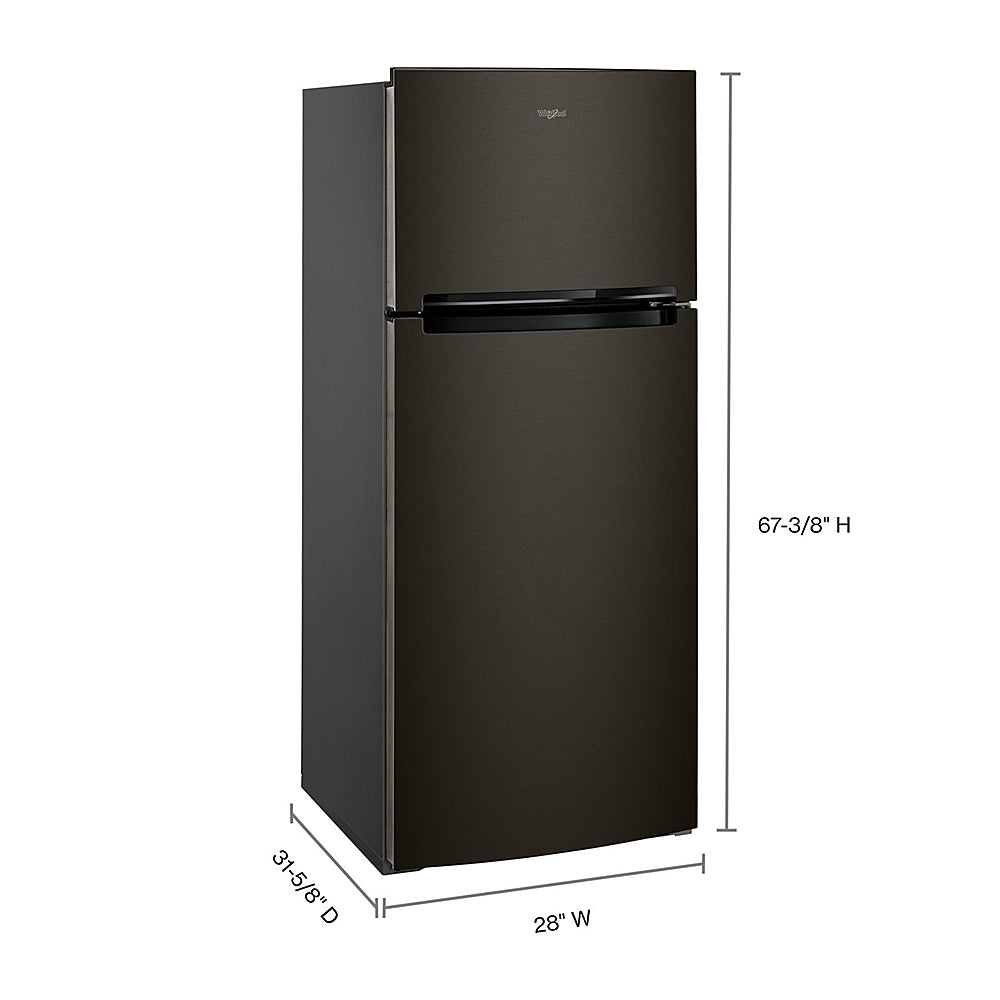 Whirlpool - 17.7 Cu. Ft. Top Freezer Refrigerator - Black Stainless Steel_1