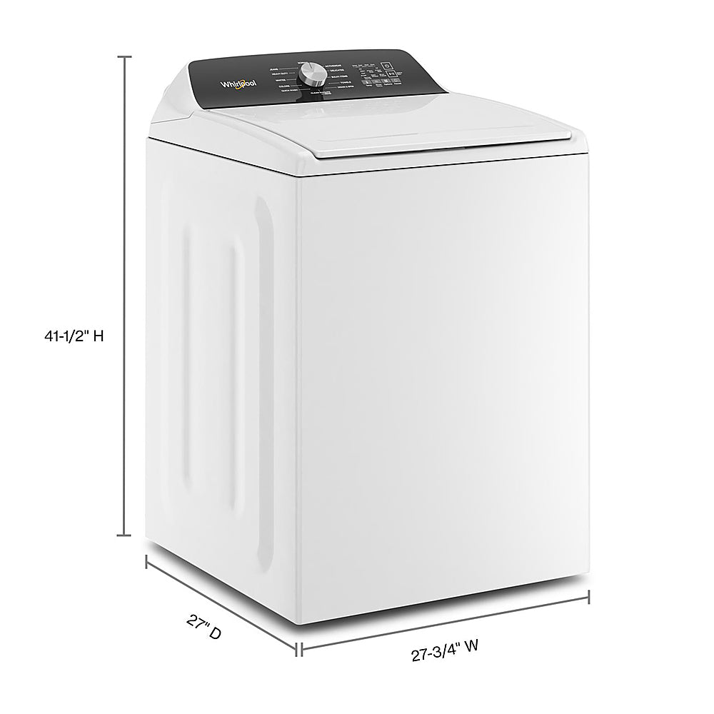 Whirlpool - 4.6 Cu. Ft. Top Load Washer with Built-In Water Faucet - White_1