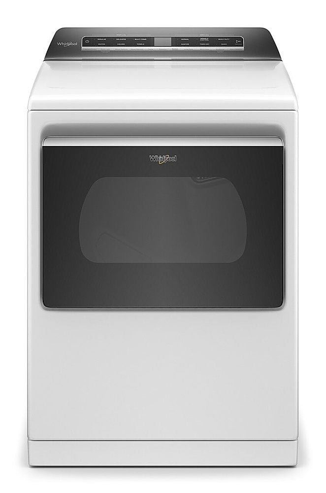 Whirlpool - 7.4 Cu. Ft. Gas Dryer with Steam and Advanced Moisture Sensing - White_0