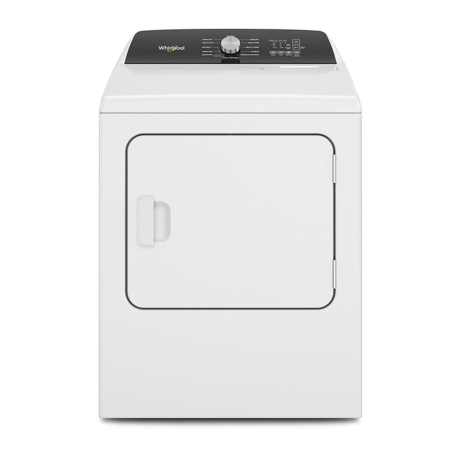 Whirlpool - 7.0 Cu. Ft. Electric Dryer with Steam and Moisture Sensing - White_0
