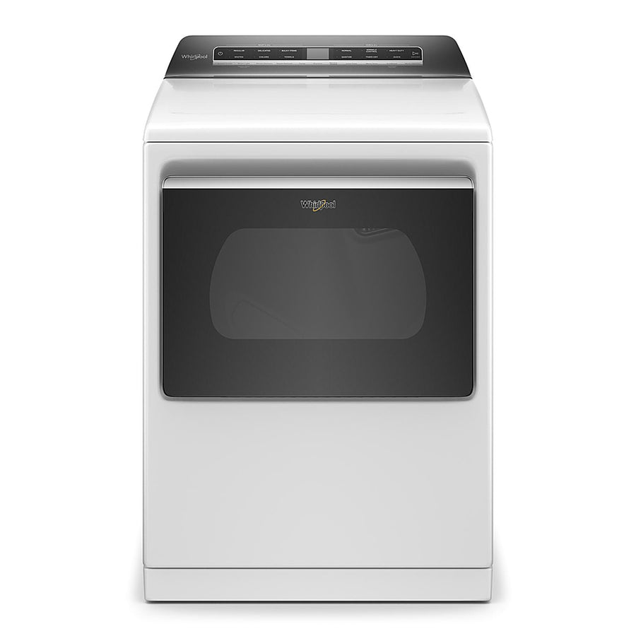 Whirlpool - 7.4 Cu. Ft. Smart Electric Dryer with Steam and Advanced Moisture Sensing - White_0