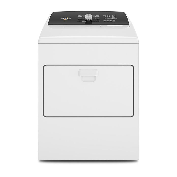 Whirlpool - 7 Cu. Ft. Electric Dryer with Moisture Sensing - White_0