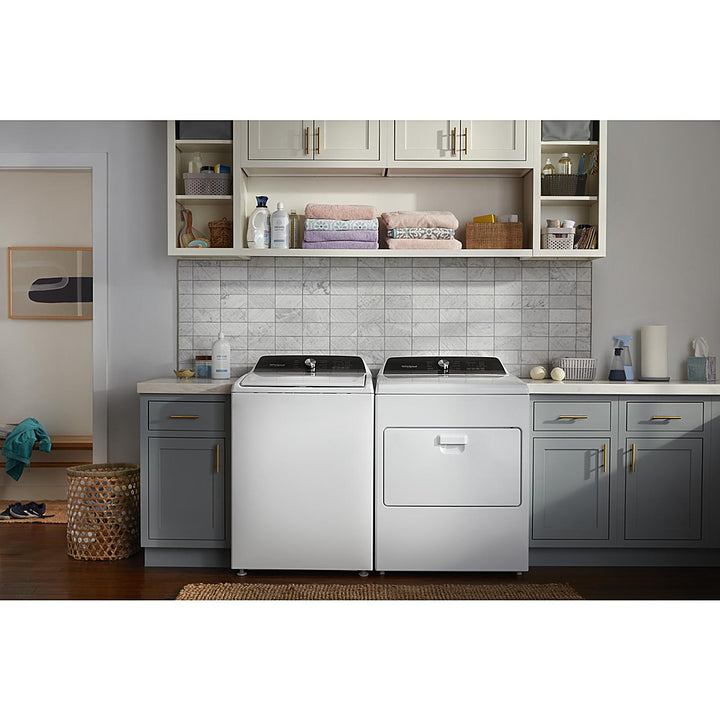 Whirlpool - 7 Cu. Ft. Electric Dryer with Moisture Sensing - White_6