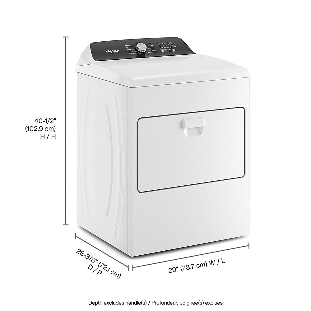 Whirlpool - 7.0 Cu. Ft. Gas Dryer with Moisture Sensing - White_1
