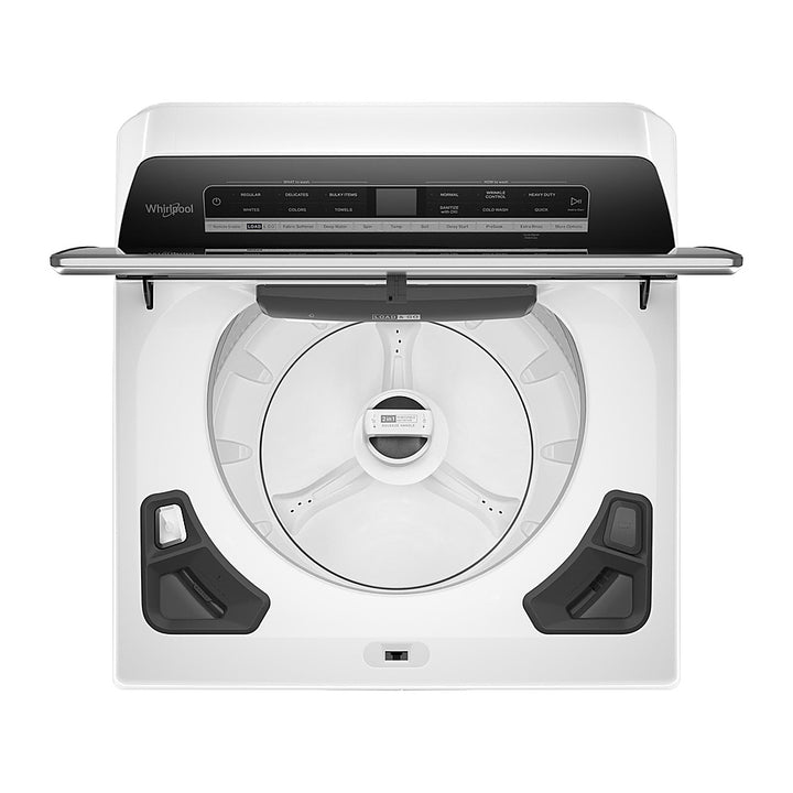 Whirlpool - 5.2-5.3 Cu. Ft. Smart Top Load Washer with 2 in 1 Removable Agitator - White_10