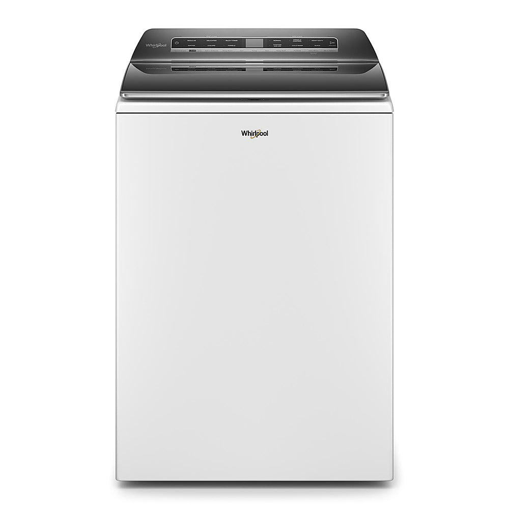 Whirlpool - 5.2-5.3 Cu. Ft. Smart Top Load Washer with 2 in 1 Removable Agitator - White_0