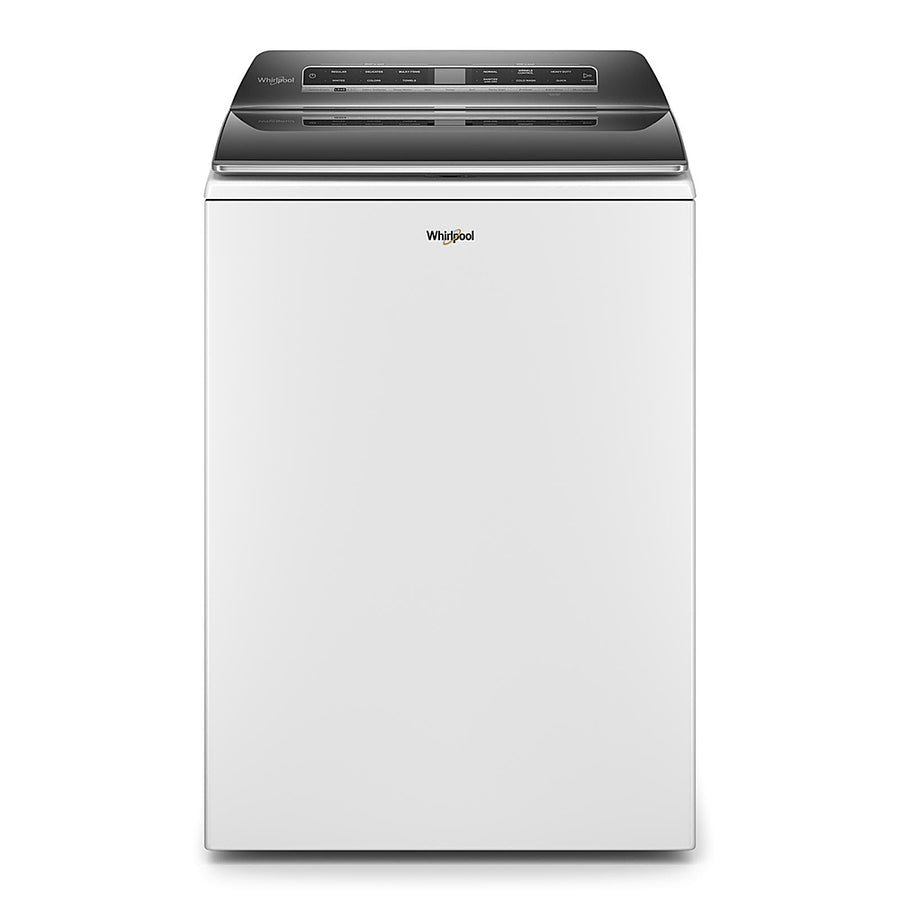 Whirlpool - 5.2-5.3 Cu. Ft. Smart Top Load Washer with 2 in 1 Removable Agitator - White_0