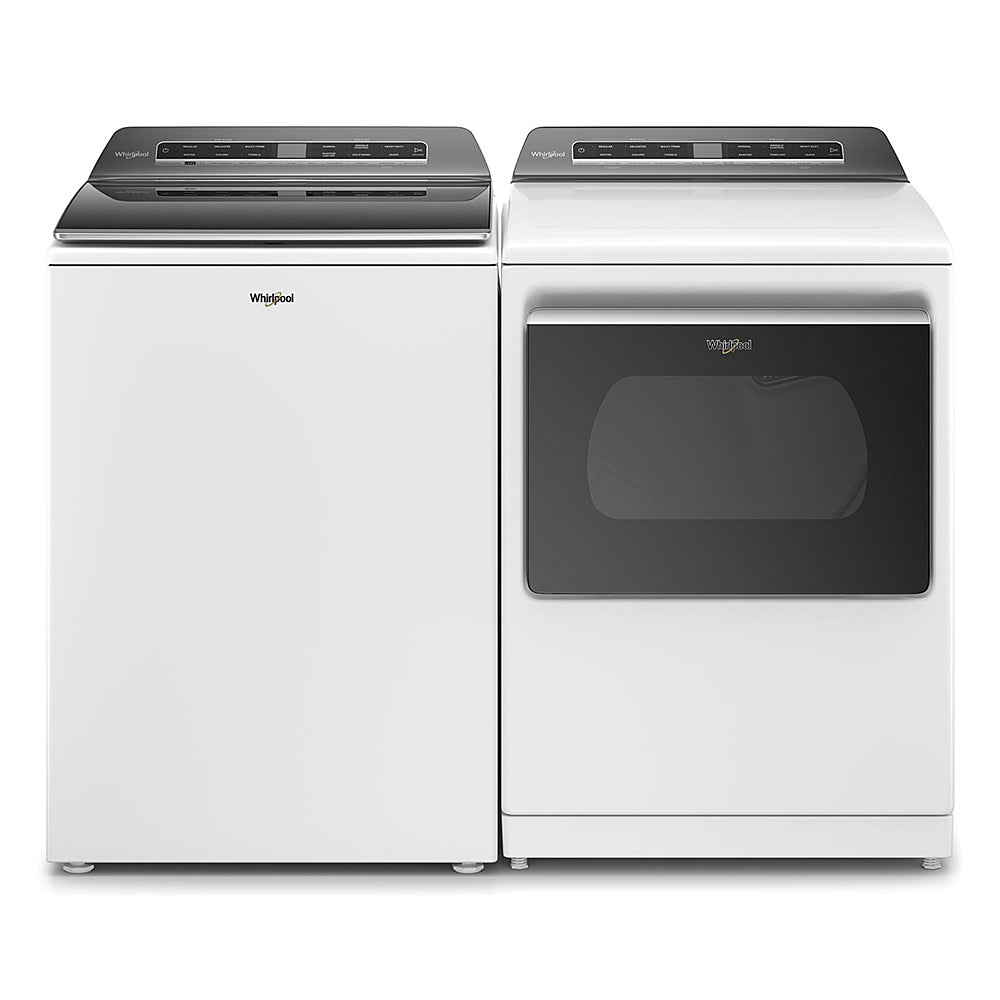 Whirlpool - 5.2-5.3 Cu. Ft. Smart Top Load Washer with 2 in 1 Removable Agitator - White_7