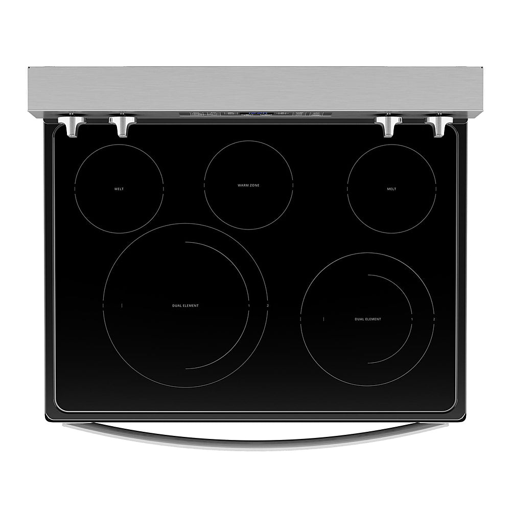 Whirlpool - 5.3 Cu. Ft. Freestanding Electric Convection Range with Air Fry - Stainless Steel_2