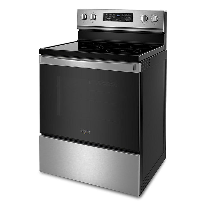 Whirlpool - 5.3 Cu. Ft. Freestanding Electric Convection Range with Air Fry - Stainless Steel_3