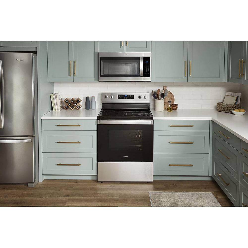 Whirlpool - 5.3 Cu. Ft. Freestanding Electric Convection Range with Air Fry - Stainless Steel_12